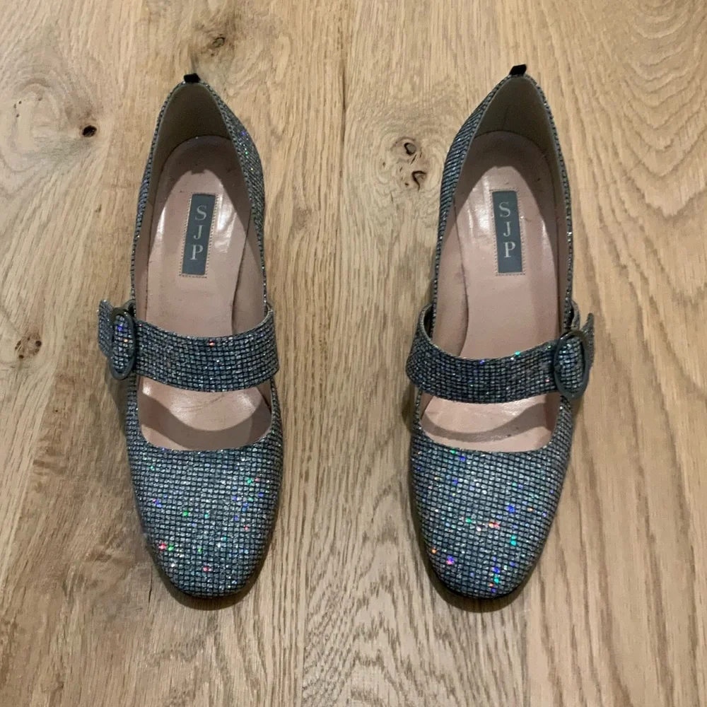 SJP by Sarah Jessica Parker Silver Heels - Picture 7 of 14